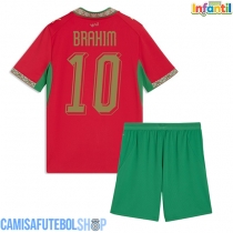 Camisa de time de futebol Marrocos Brahim Diaz #10 Replicas 1º Equipamento Infantil Mundo 2026 Manga Curta (+ Calças curtas)